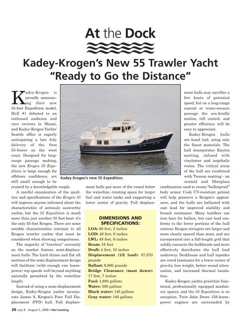 Ready to Go the Distance - Kadey-Krogen Yachts
