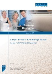 Training Resource - Carpet Institute of Australia