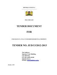 tender document for - The Judiciary