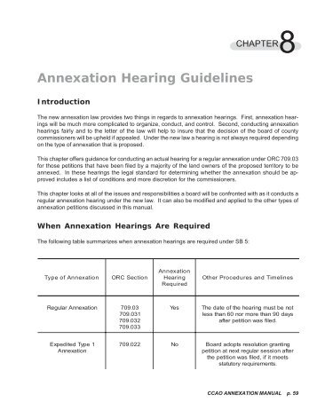 Annexation Hearing Guidelines - County Commissioners ...