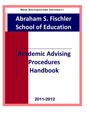 Abraham S. Fischler School of Education Academic Advising ... - 1