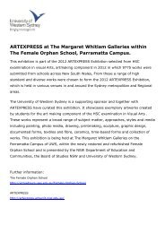 ARTEXPRESS at The Margaret Whitlam Galleries within ... - Art Gallery