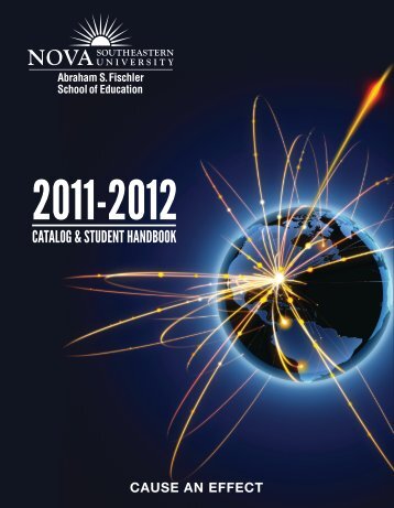 Fischler School Catalog and Student Handbook 2011- 2012 - Nova ...