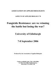 Fungicide Resistance: are we winning the battle but losing the war?