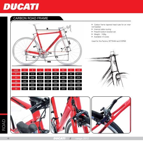 2012 Range - Ducati Bicycles