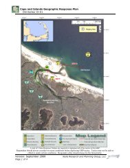 Cape and Islands Geographic Response Plan Old Harbor CI-01 ...