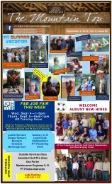 September 2, 2013 - Desert Mountain Club Career Site