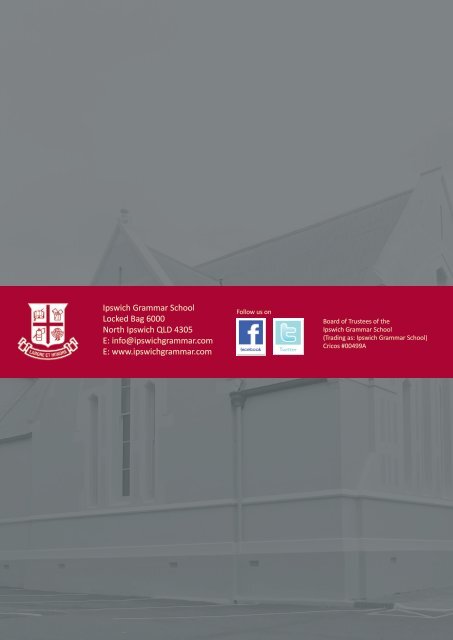 Prospectus - Ipswich Grammar School