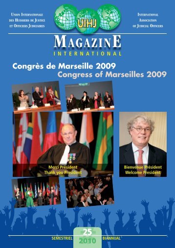 Congrès de Marseille 2009 Congress of Marseilles 2009 - UIHJ