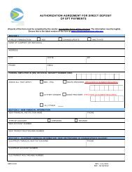 authorization agreement for direct deposit of eft payments