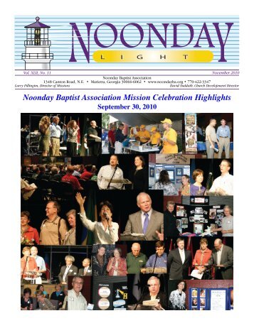 Noonday Baptist Association Mission Celebration Highlights