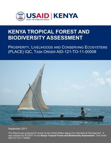 kenya tropical forest and biodiversity assessment - Bruce Byers ...