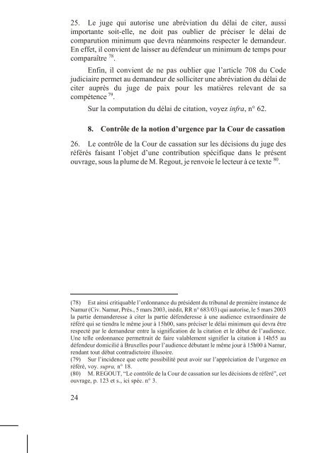 le référé judiciaire : principes et questions de procédure