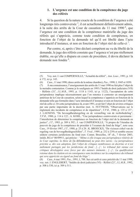 le référé judiciaire : principes et questions de procédure