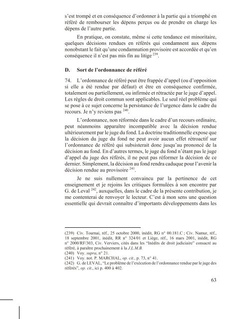 le référé judiciaire : principes et questions de procédure