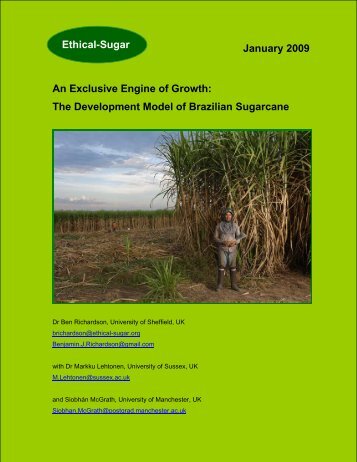 The Development Model of Brazilian Sugarcane - Sucre Ethique