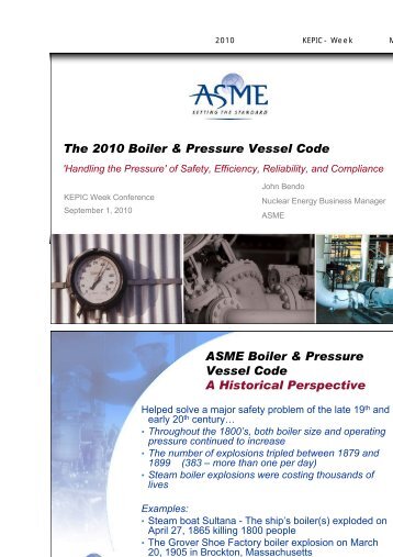 ASME Codes Standards and Publications