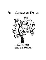 Weekly Bulletin for May 6, 2012 [pdf] - Phinney Ridge Lutheran Church