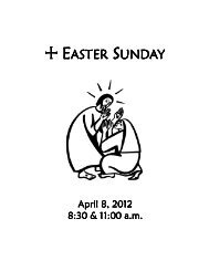 Worship Bulletin for Easter Sunday, 04-08-12 - Phinney Ridge ...