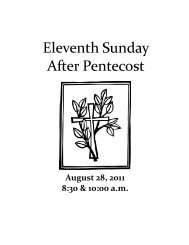 Pentecost XI, 08-28-11.pub - Phinney Ridge Lutheran Church