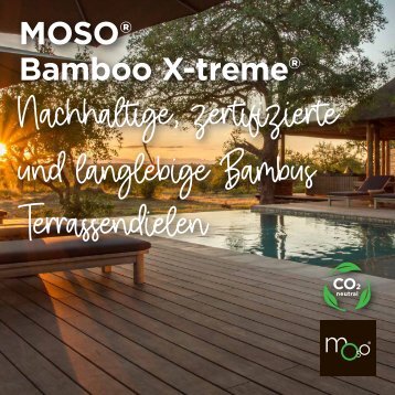 MOSO bamboo X-treme Terrassendielen