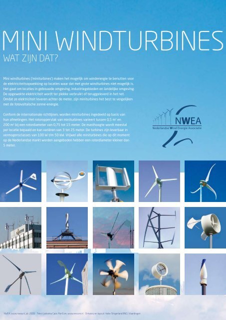 Flyer Mini windturbines