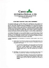 Investment Banking Consulting Agreement - White Collar Fraud