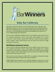 Baby Bar California