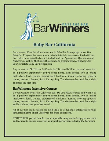 Baby Bar California