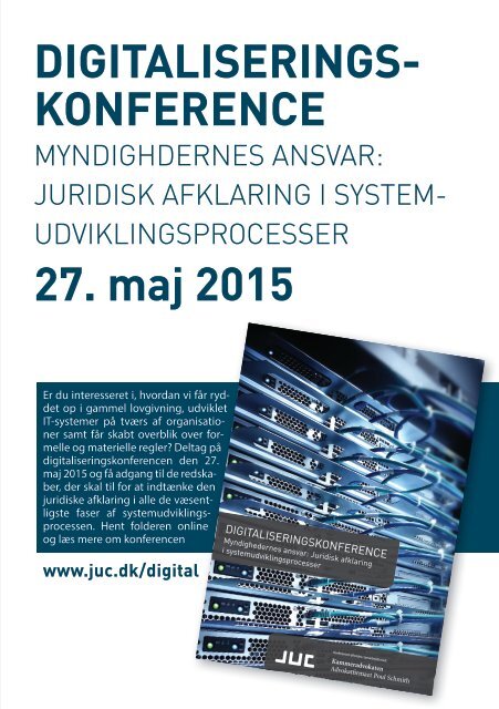 JUC kurser for advokater og jurister 2-2015