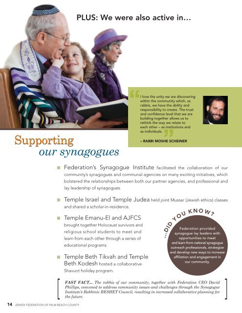 2012 Annual Report - The Jewish Federation of Palm Beach County