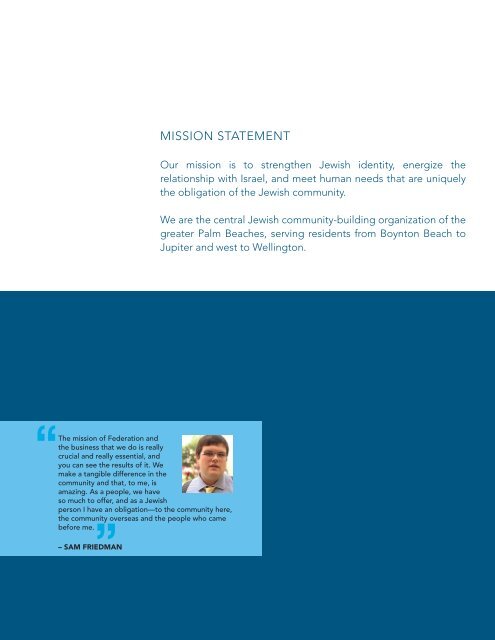 2012 Annual Report - The Jewish Federation of Palm Beach County