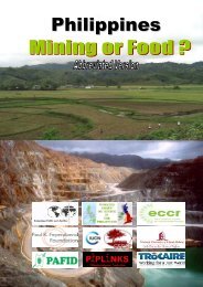 Mining or Food - Philippine Indigenous Peoples Links