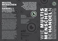 Flyer zur Ausstellung - MultiWatch