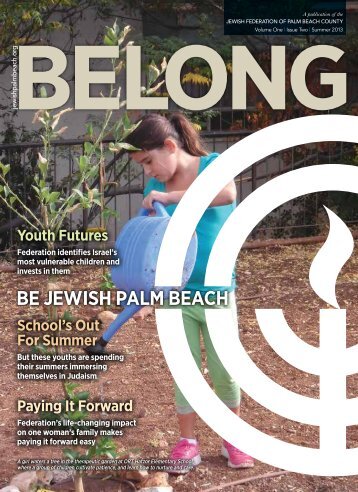 August 2013 Issue - The Jewish Federation of Palm Beach County