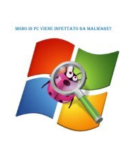 Modo in PC viene infettato da malware?