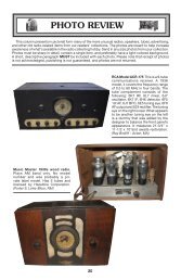 PHOTO REVIEW - Antique Radio Classified