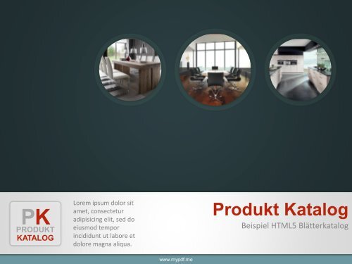 MyPDF.me Beispiel HTML5 Blätterkatalog