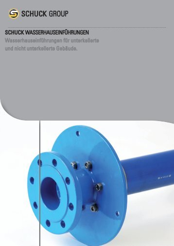 Katalog Wasserhauseinführungen - Schuck Group