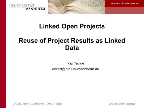 Linked Data Service - Dublin Core® Metadata Initiative