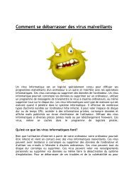 Comment se débarrasser des virus malveillants