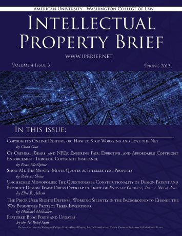 Full PDF - American University Intellectual Property Brief