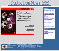 Issue No. 3, 2001 - Ductile Iron Society