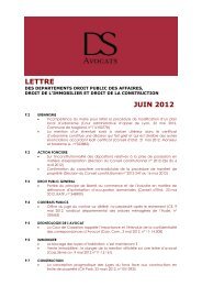 LETTRE - DS Avocats