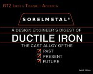 SORELMETALÂ® - Ductile Iron Society