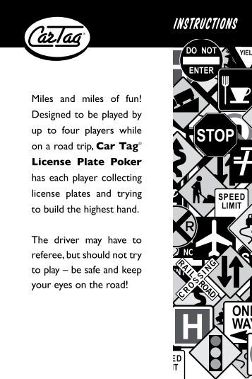 Poker instructions pdf