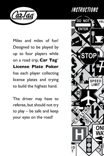 Instructions - Car Tag License Plate Poker.pdf - Outset Media