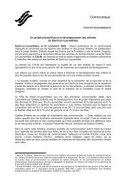 Un projet prÃ©ventif pour le dÃ©veloppement des enfants de Saint-Lin ...
