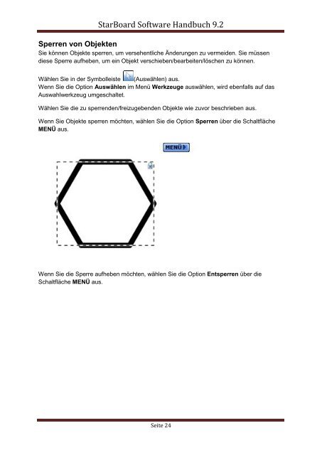 StarBoard Software Handbuch 9.2