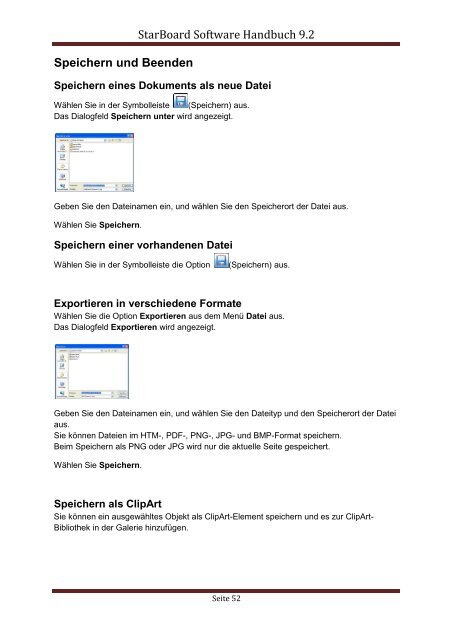 StarBoard Software Handbuch 9.2
